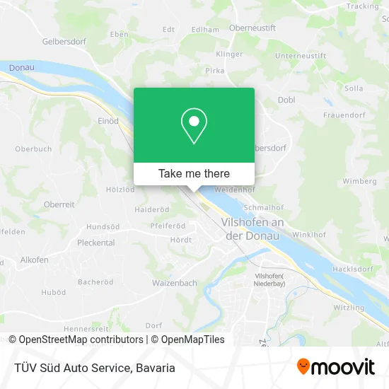 TÜV Süd Auto Service map