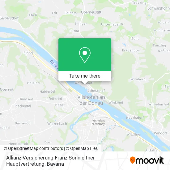 Карта Allianz Versicherung Franz Sonnleitner Hauptvertretung