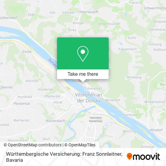 Württembergische Versicherung: Franz Sonnleitner map