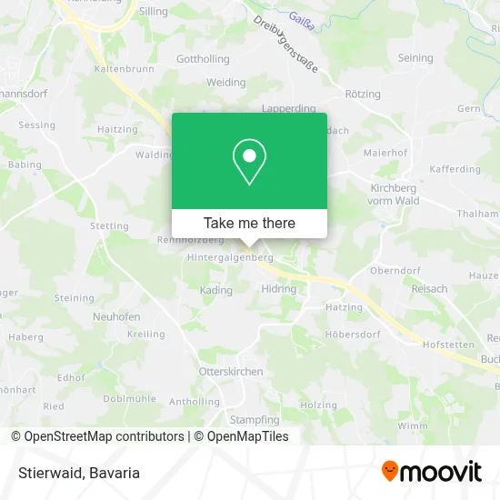 Stierwaid map