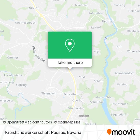 Kreishandwerkerschaft Passau map