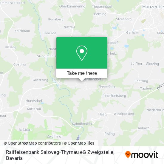 Raiffeisenbank Salzweg-Thyrnau eG Zweigstelle map