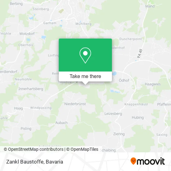 Карта Zankl Baustoffe