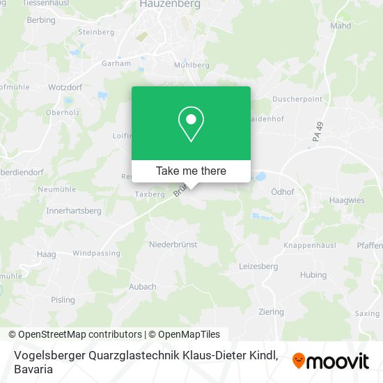 Vogelsberger Quarzglastechnik Klaus-Dieter Kindl map
