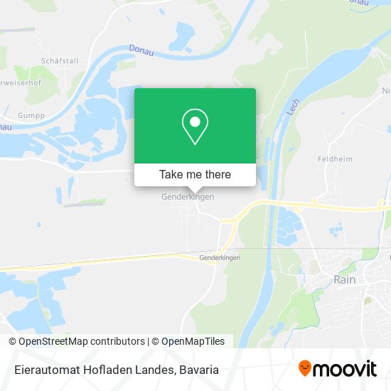 Eierautomat Hofladen Landes map