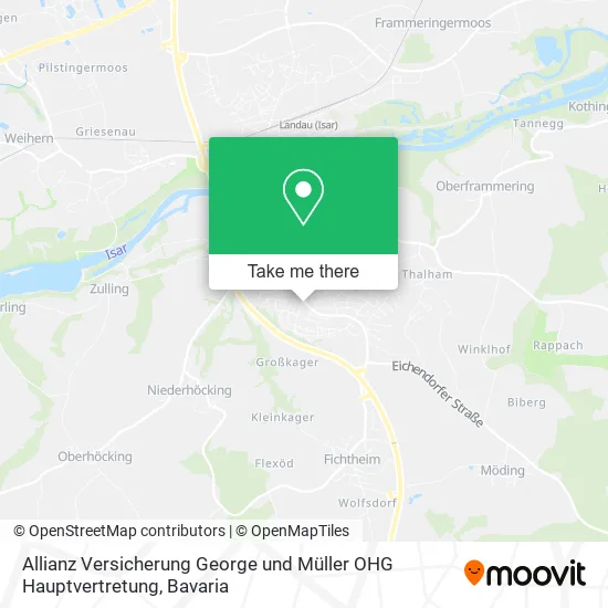 Карта Allianz Versicherung George und Müller OHG Hauptvertretung