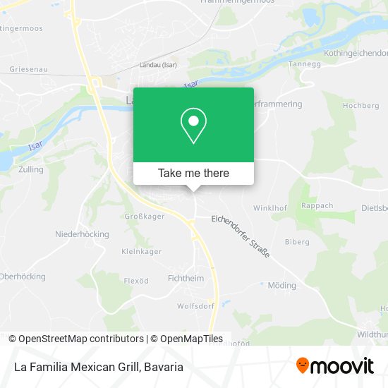 La Familia Mexican Grill map