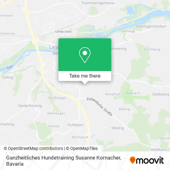 Ganzheitliches Hundetraining Susanne Kornacher map