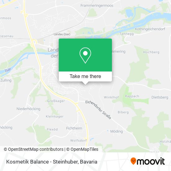 Kosmetik Balance - Steinhuber map