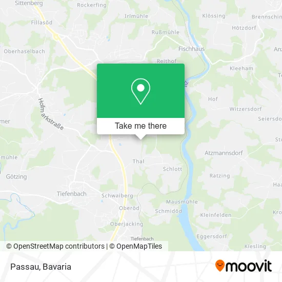 Карта Passau