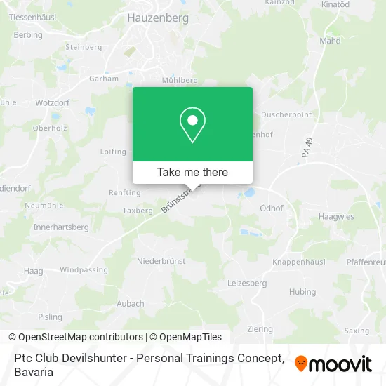 Карта Ptc Club Devilshunter - Personal Trainings Concept