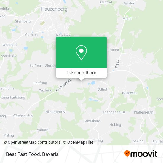 Карта Best Fast Food