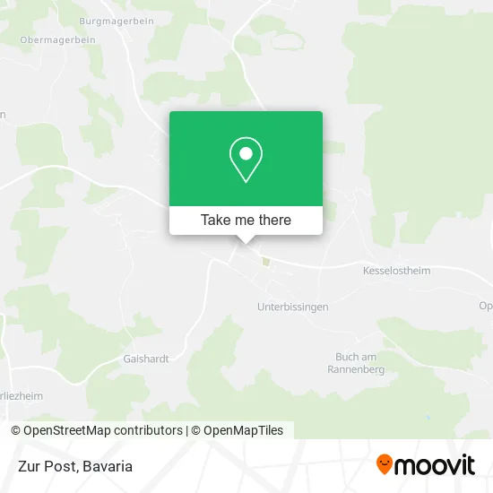 Карта Zur Post