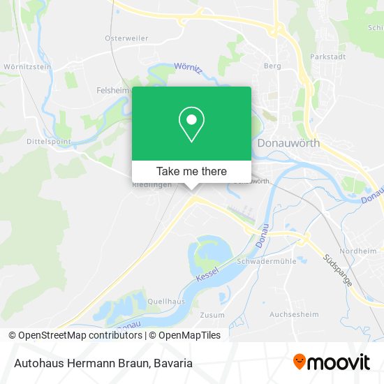 Autohaus Hermann Braun map