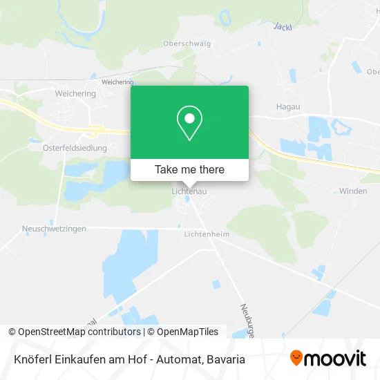 Карта Knöferl Einkaufen am Hof - Automat