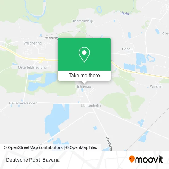 Карта Deutsche Post