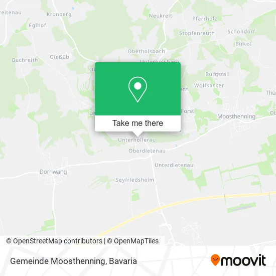 Карта Gemeinde Moosthenning