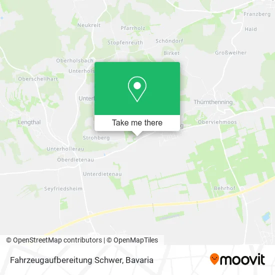 Карта Fahrzeugaufbereitung Schwer
