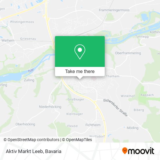 Карта Aktiv Markt Leeb