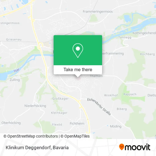 Карта Klinikum Deggendorf