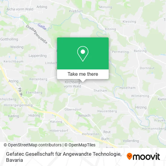 Карта Gefatec Gesellschaft für Angewandte Technologie