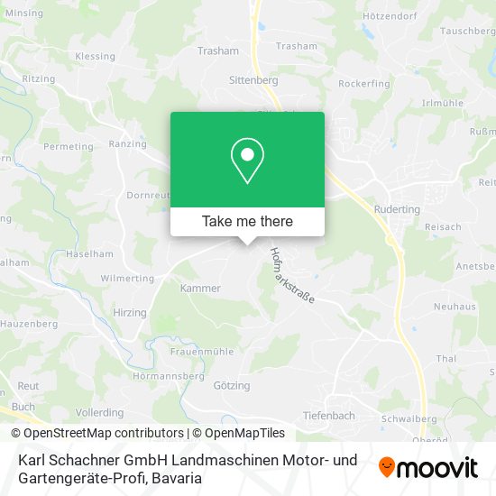 Karl Schachner GmbH Landmaschinen Motor- und Gartengeräte-Profi map