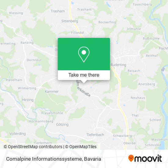 Comalpine Informationssysteme map