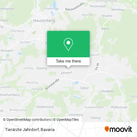 Карта Tierärzte Jahrdorf