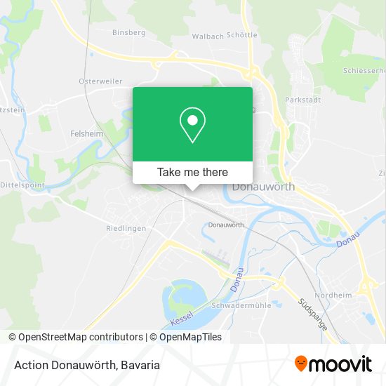 Action Donauwörth map