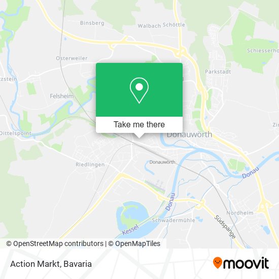 Action Markt map