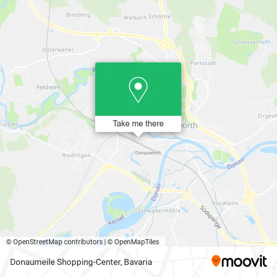 Карта Donaumeile Shopping-Center