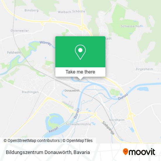 Bildungszentrum Donauwörth map