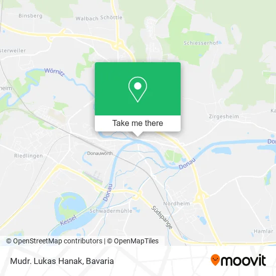 Карта Mudr. Lukas Hanak