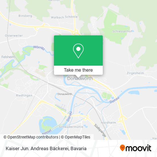 Kaiser Jun. Andreas Bäckerei map