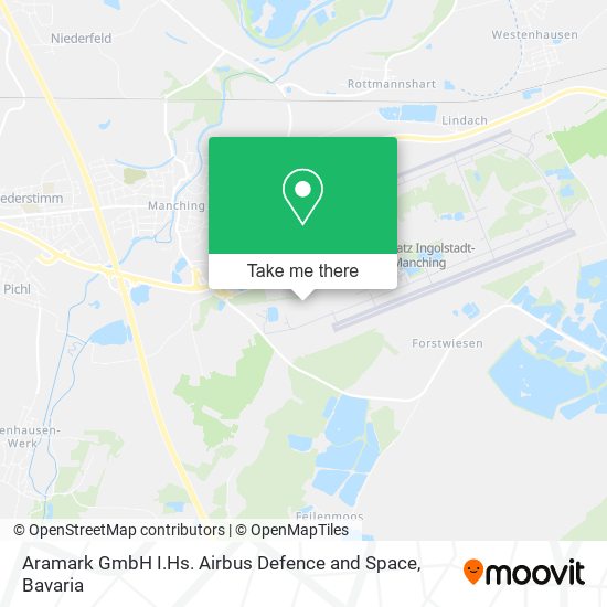 Карта Aramark GmbH I.Hs. Airbus Defence and Space