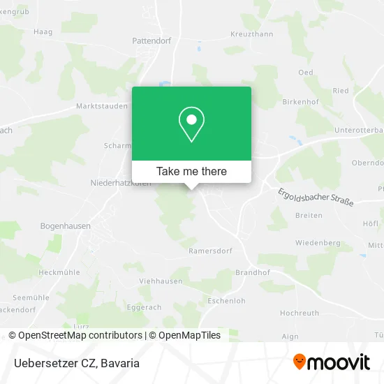 Карта Uebersetzer CZ