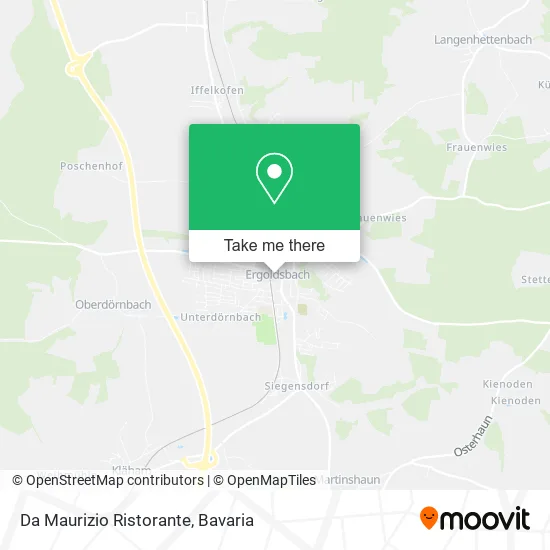 Карта Da Maurizio Ristorante