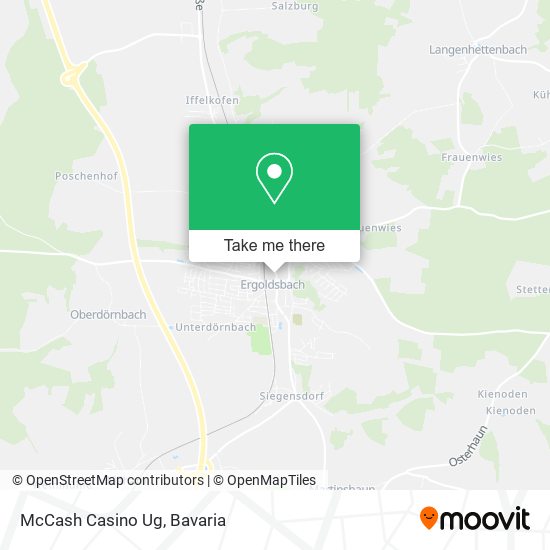 McCash Casino Ug map