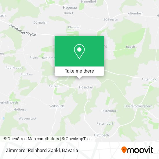 Zimmerei Reinhard Zankl map