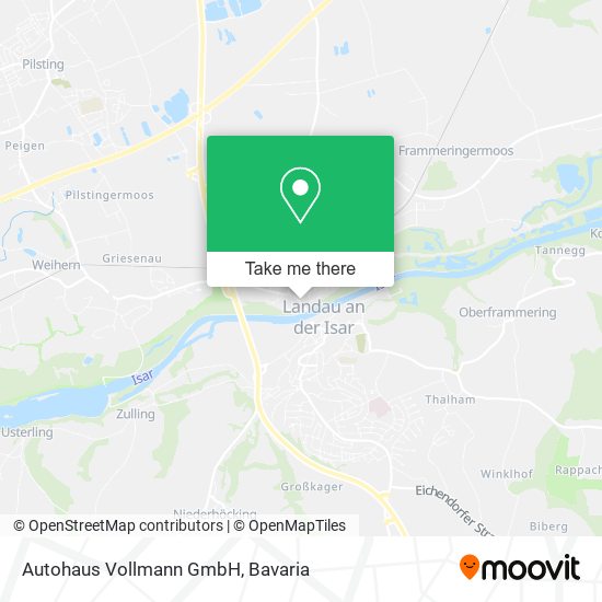 Autohaus Vollmann GmbH map