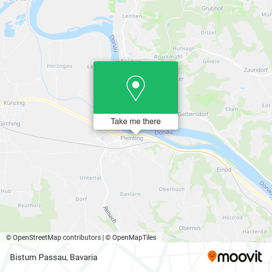 Bistum Passau map