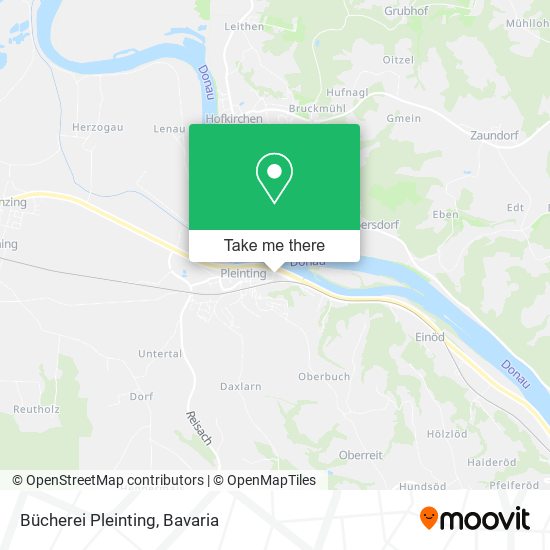 Bücherei Pleinting map