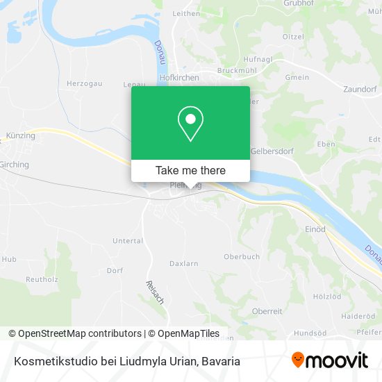 Kosmetikstudio bei Liudmyla Urian map