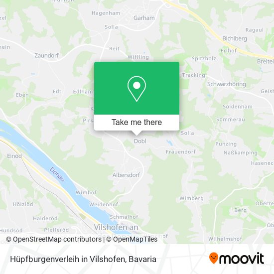 Hüpfburgenverleih in Vilshofen map