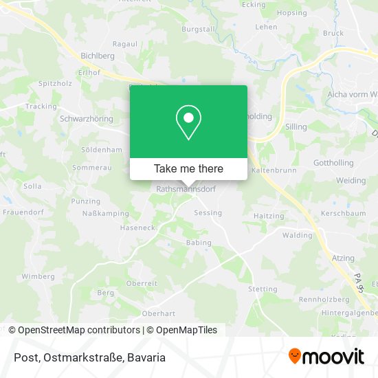 Post, Ostmarkstraße map