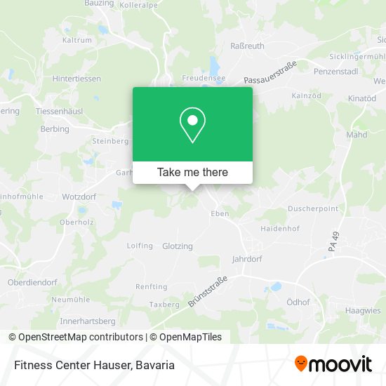Fitness Center Hauser map