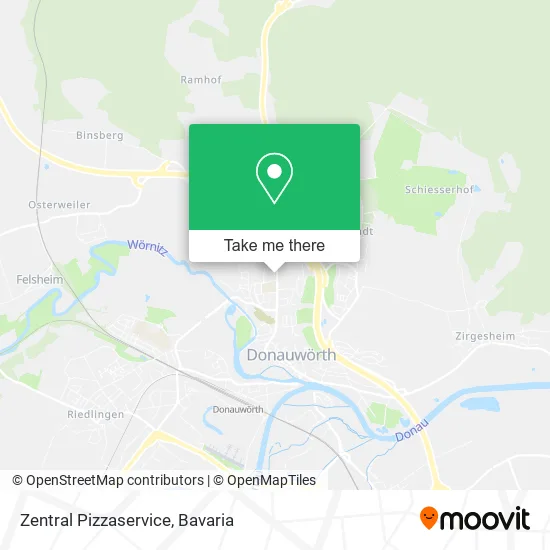 Карта Zentral Pizzaservice