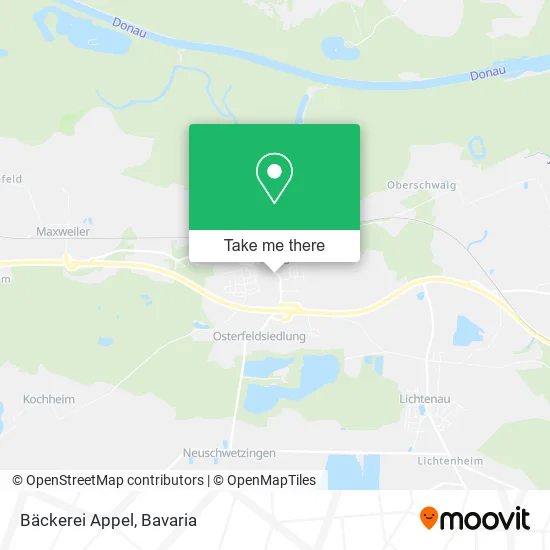 Карта Bäckerei Appel