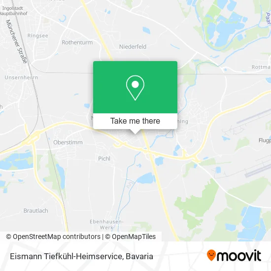 Карта Eismann Tiefkühl-Heimservice