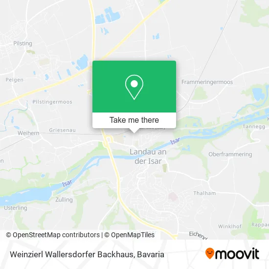 Карта Weinzierl Wallersdorfer Backhaus